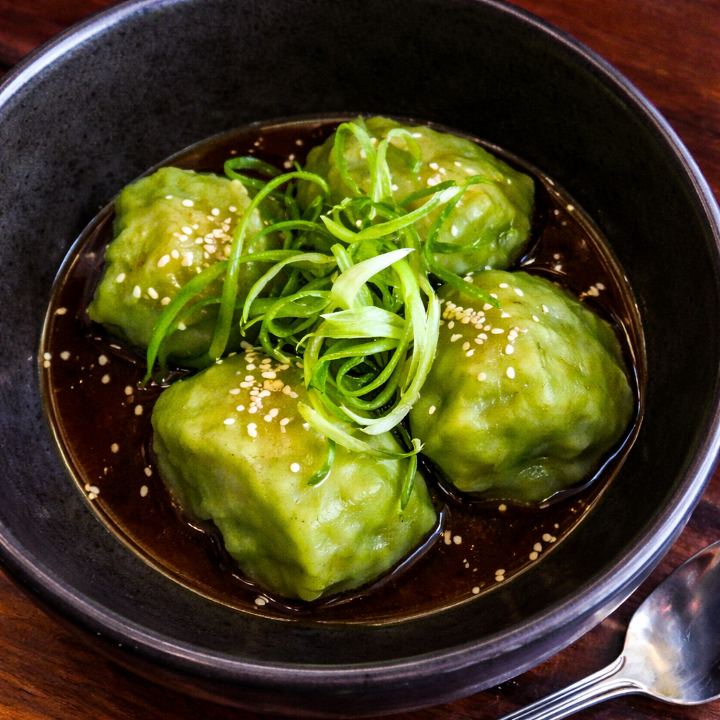 Edamame Dumplings.