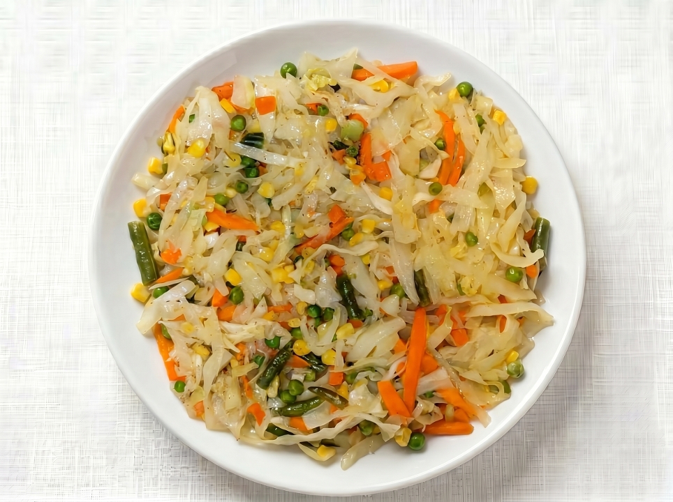 Steamed Vegetables.