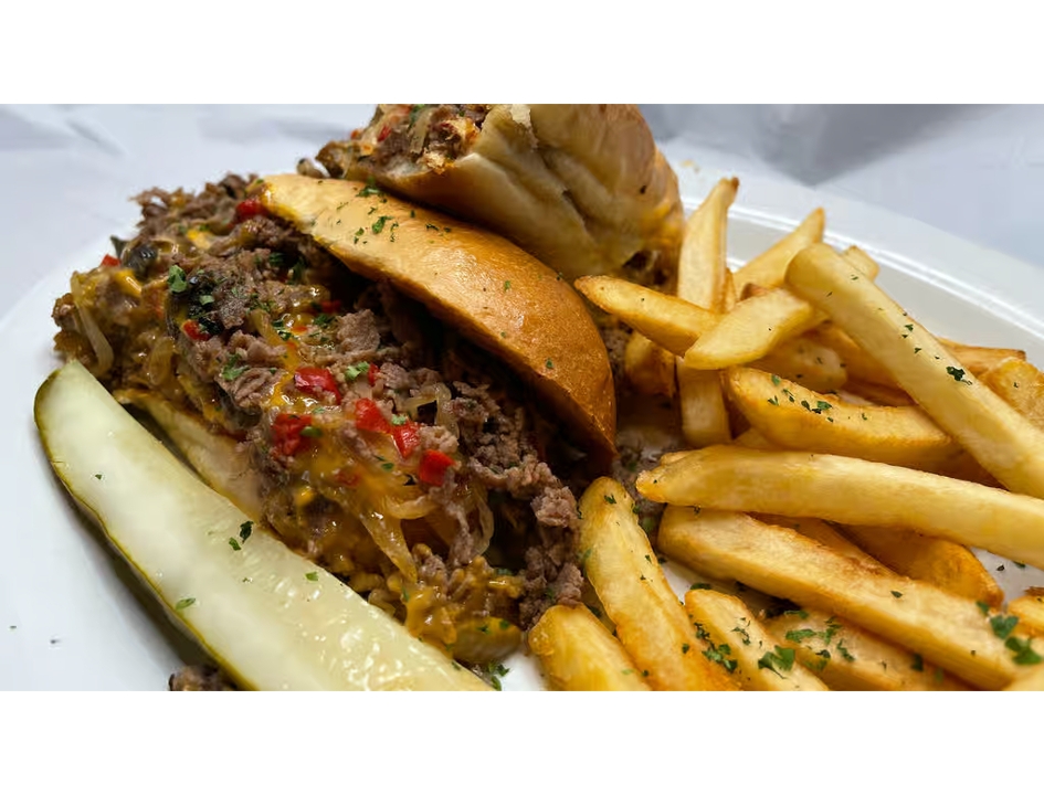 Philly Cheese Sandwich.