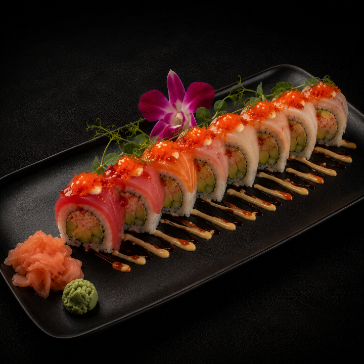 Rainbow Ala Masoud Roll.
