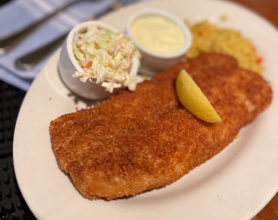 CRUNCHY FRIED GROUPER.