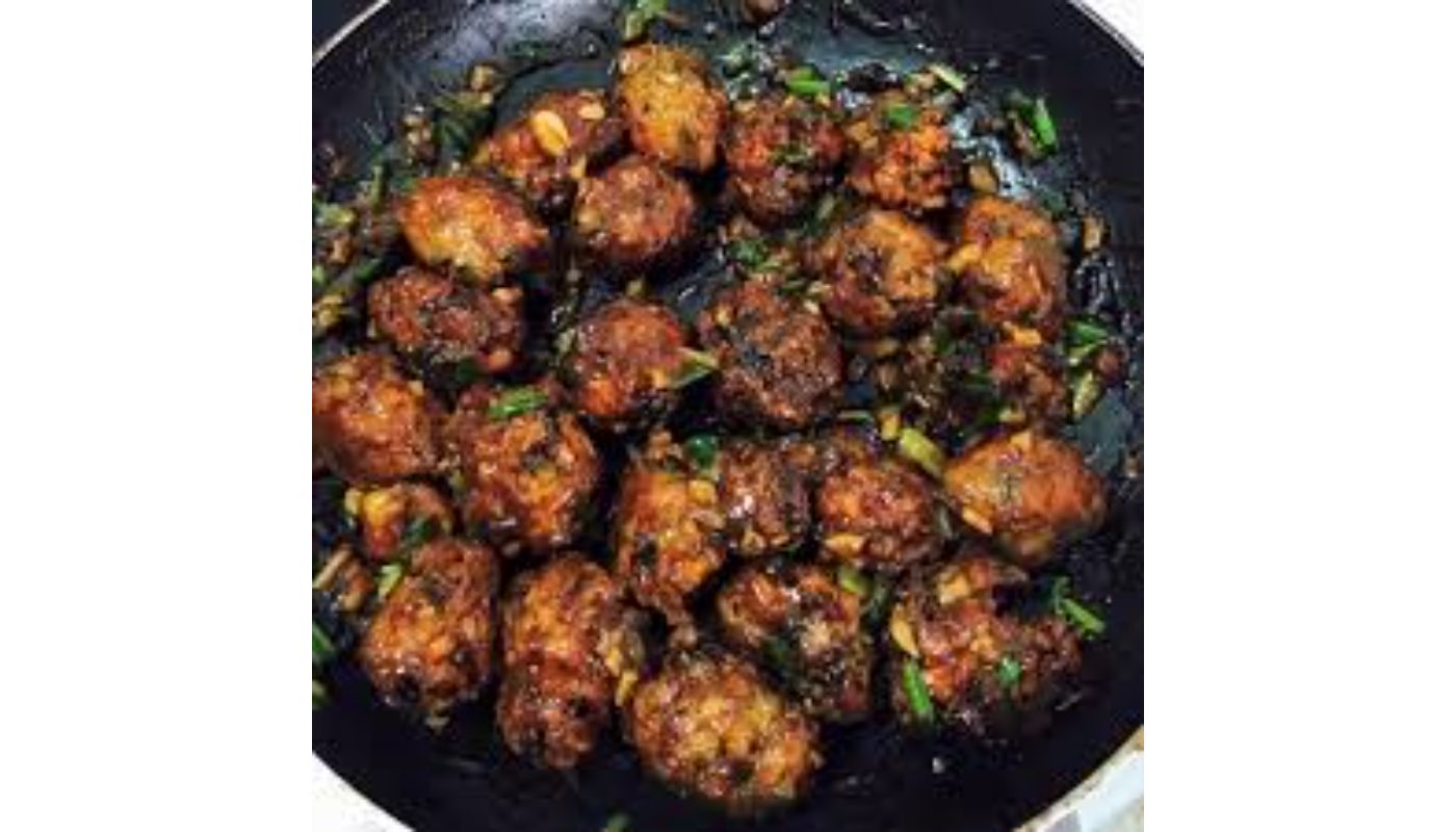 Veg Manchurian balls (10) - Vegan.
