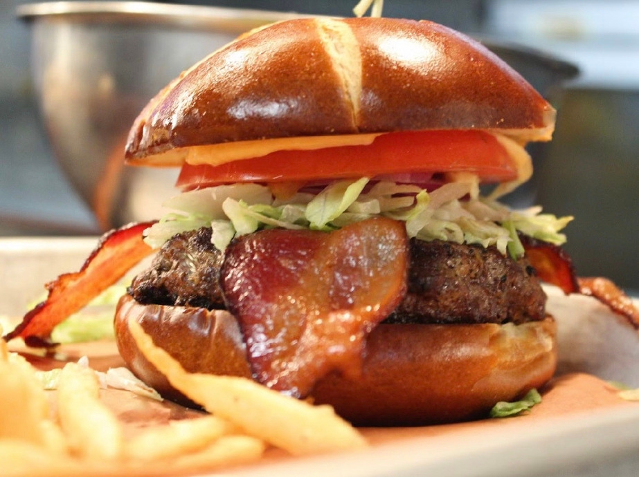 Bacon Avocado Burger.