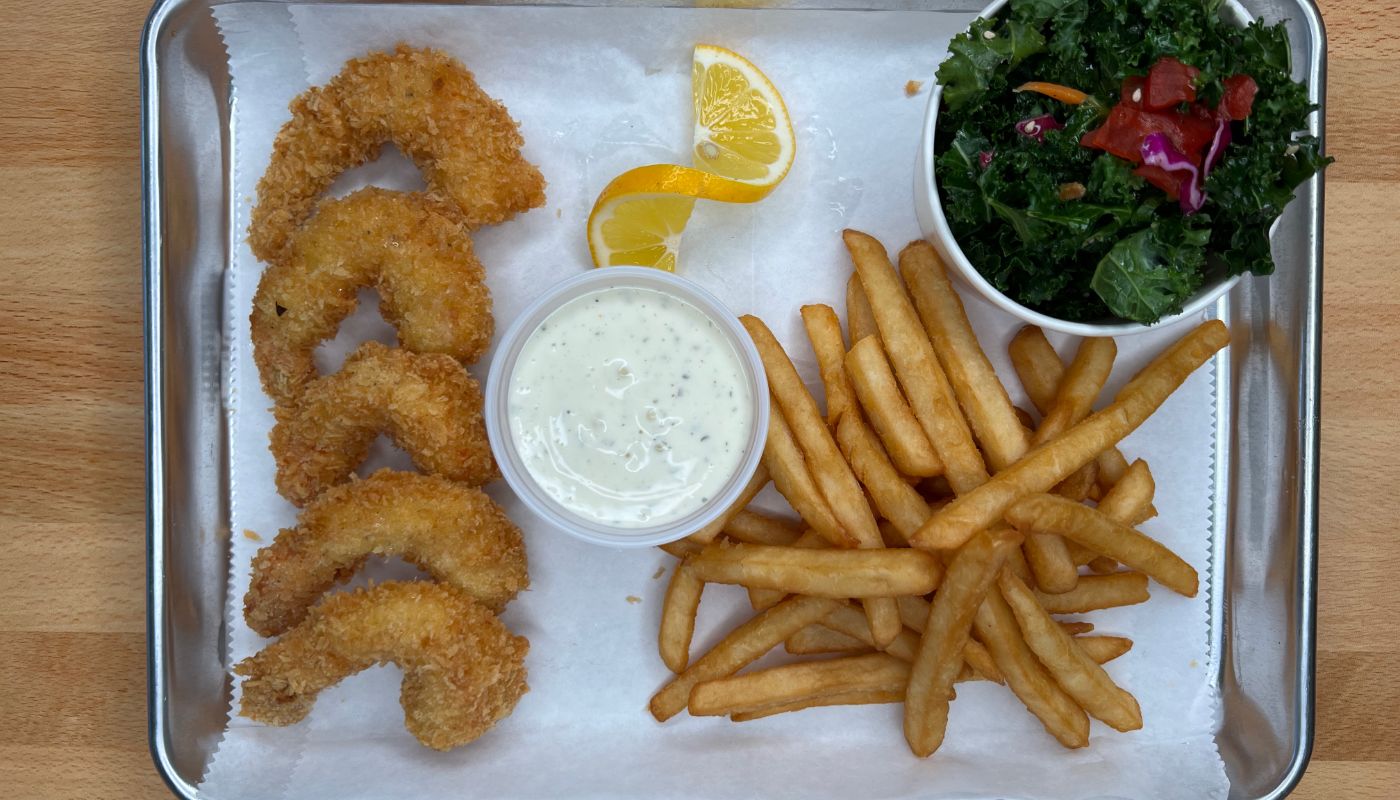 Panko Crusted Shrimps.