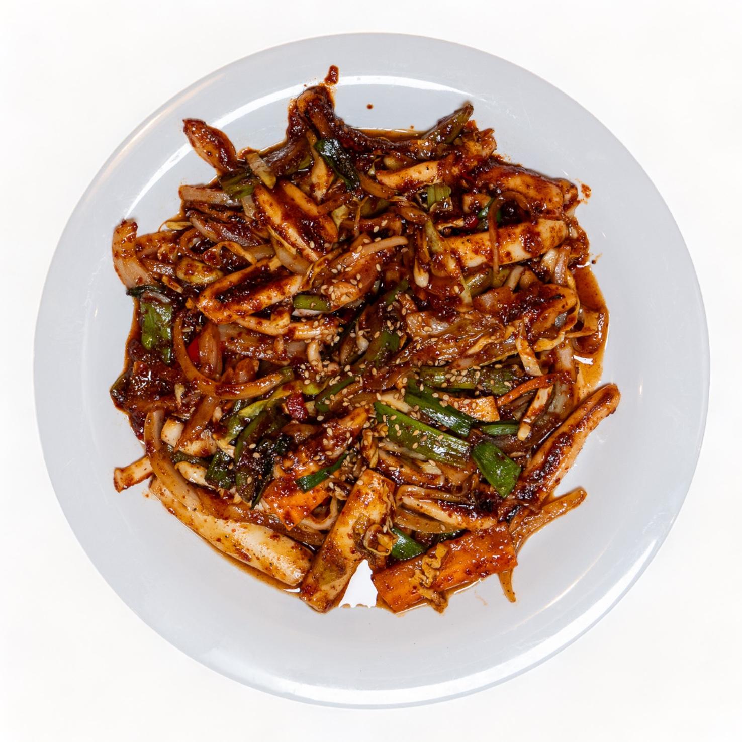 O-Jing-O Bokkeum (Calamari Stir-Fry).