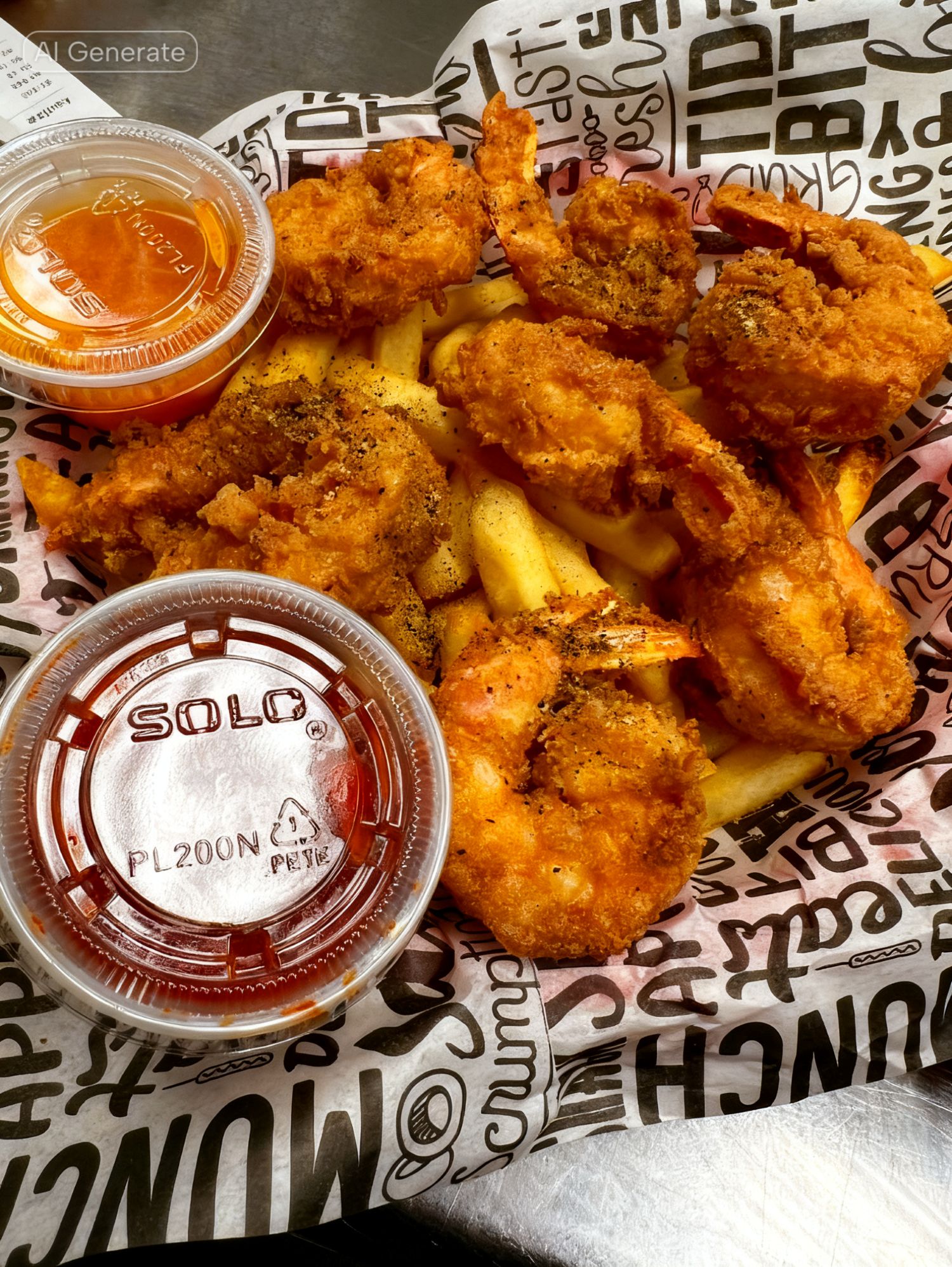 Fried Shrimp Basket.