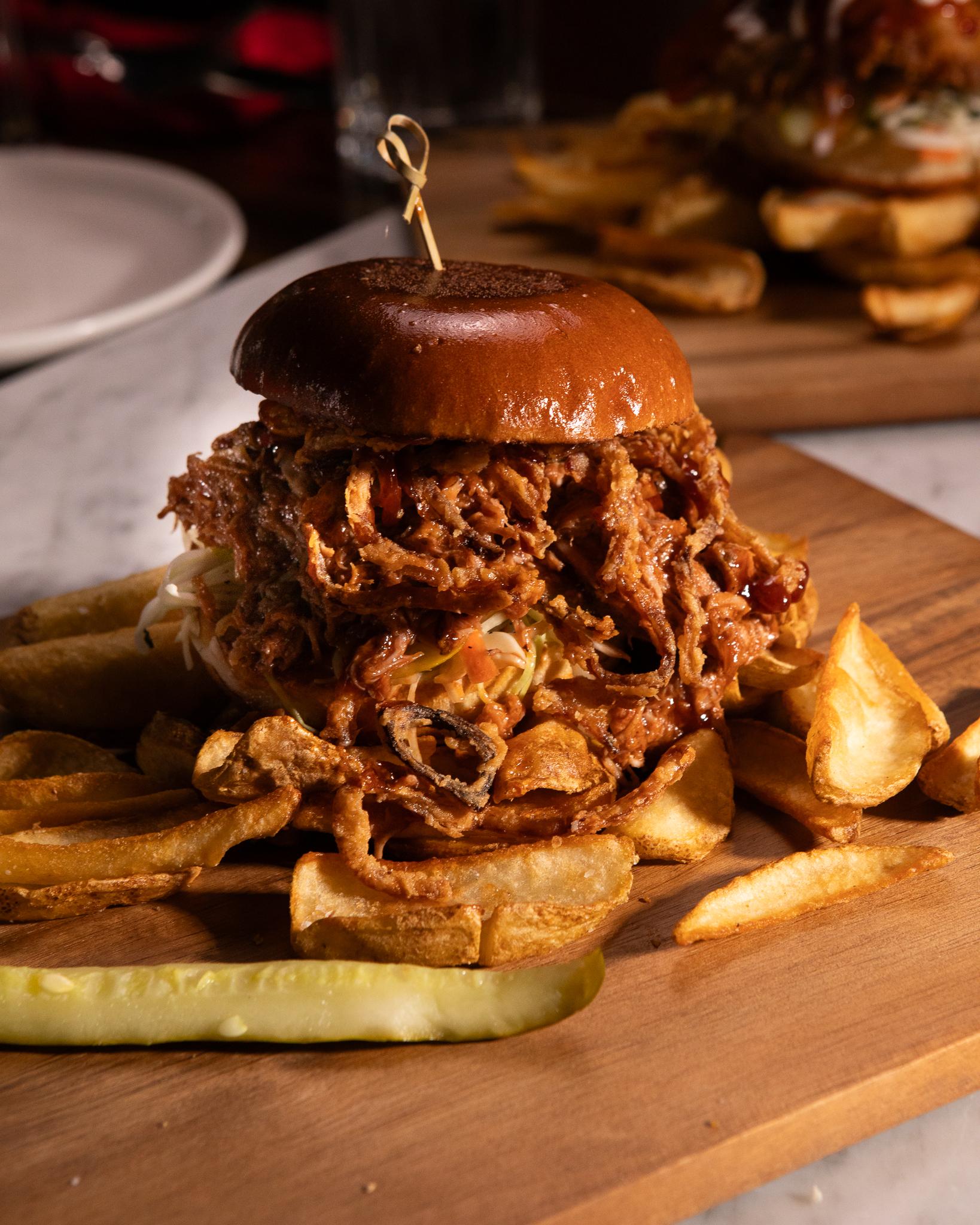 Pulled Pork Sandwich.