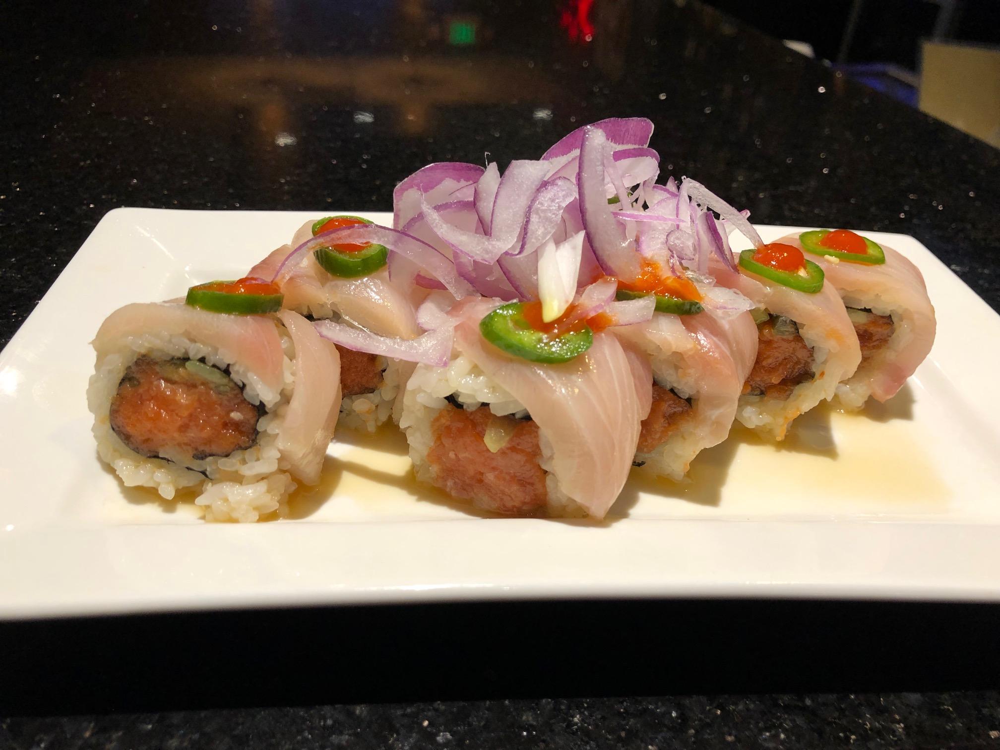 Jalapeno Hamachi Roll (New).