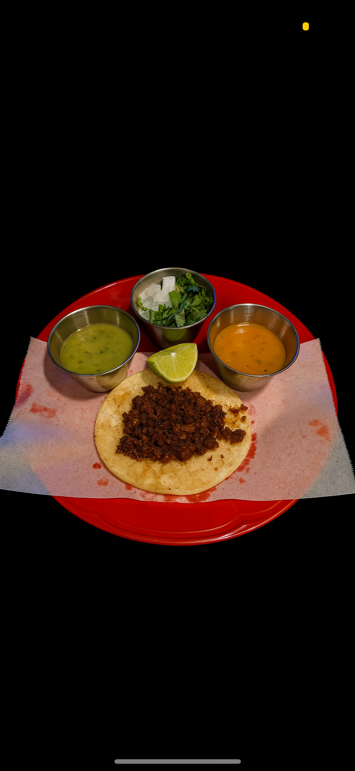 Taco Mexicano Chorizo.