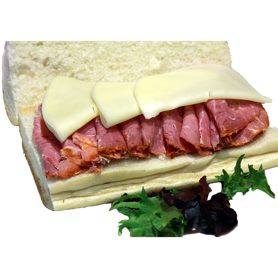 Capicola and Provolone Sandwich.