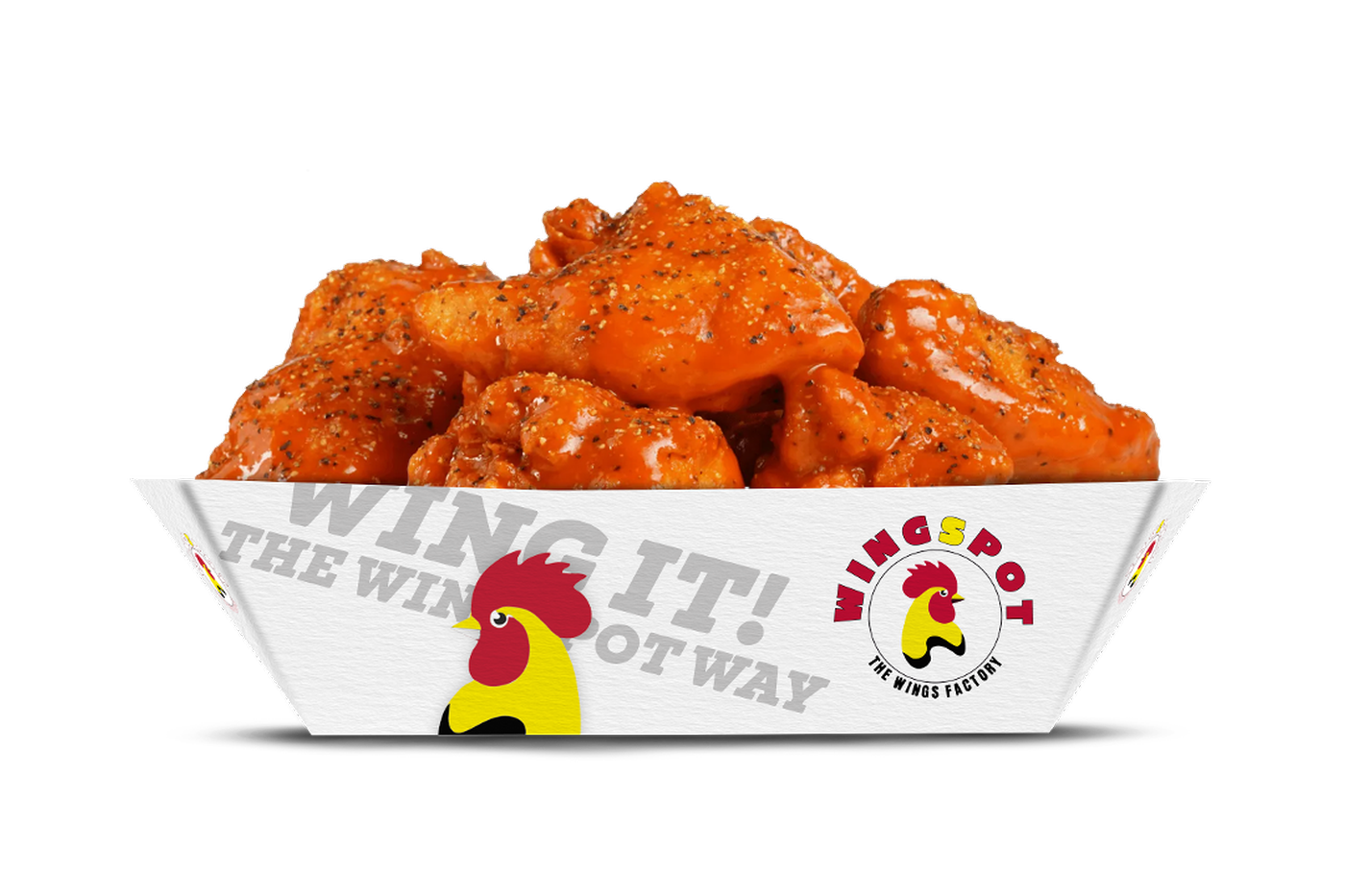 10 Pc Boneless Wings.