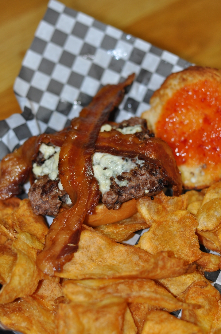 Blue Cheese Burger - '73 Trans Am.