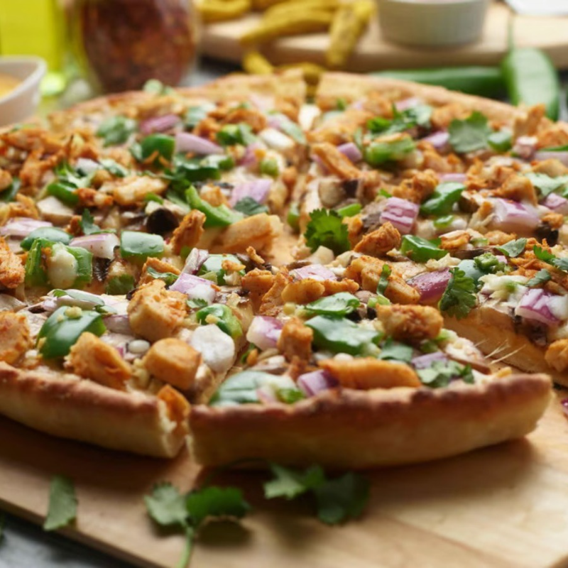 Detroit Halal Chicken Tikka Masala Pizzatwist.