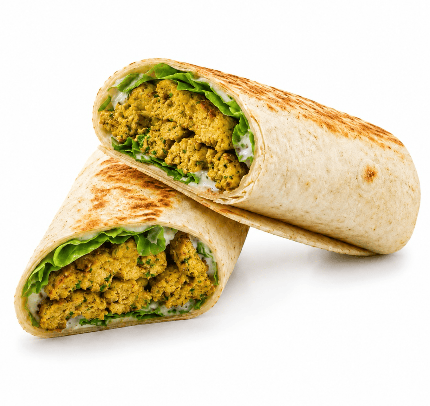 Chicken Kuftah Wrap.