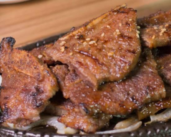 BEEF SHORT RIBS GALBI DINNER.