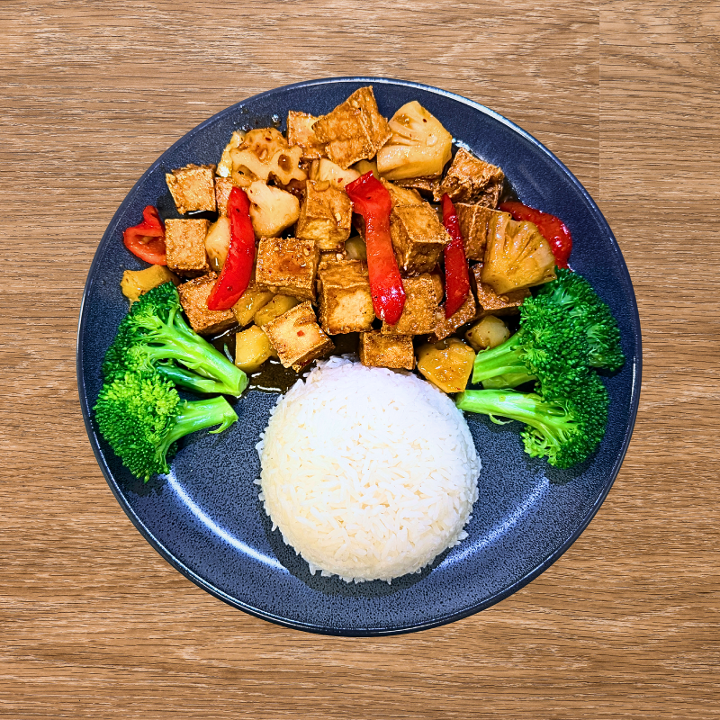 PINEAPPLE FRIED TOFU.