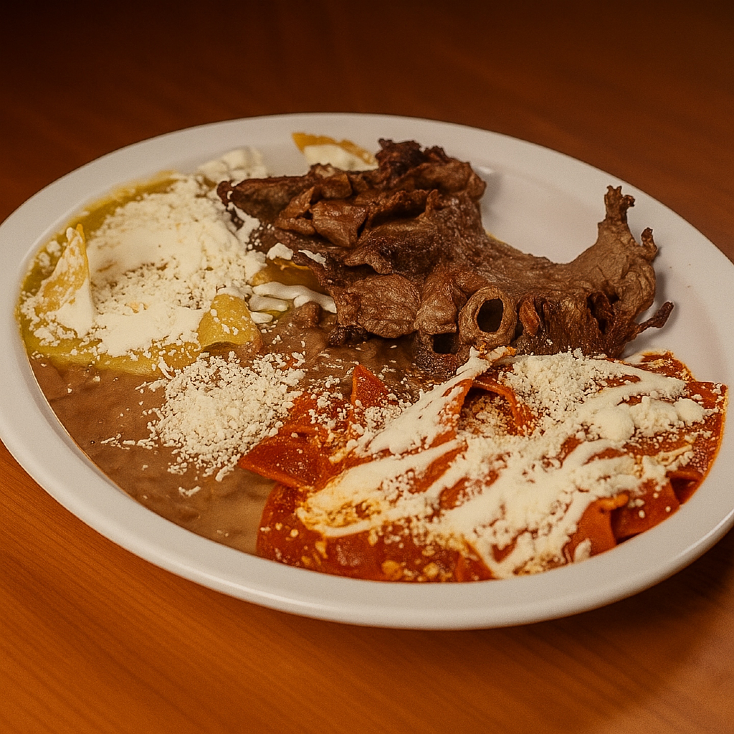 Chilaquiles Divorciados.