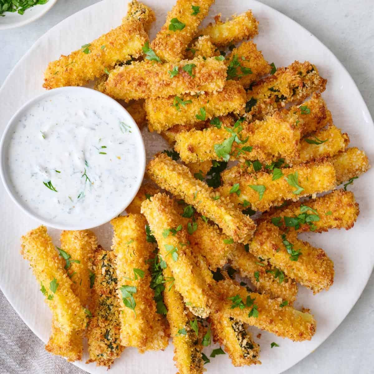 Fried Zucchini.