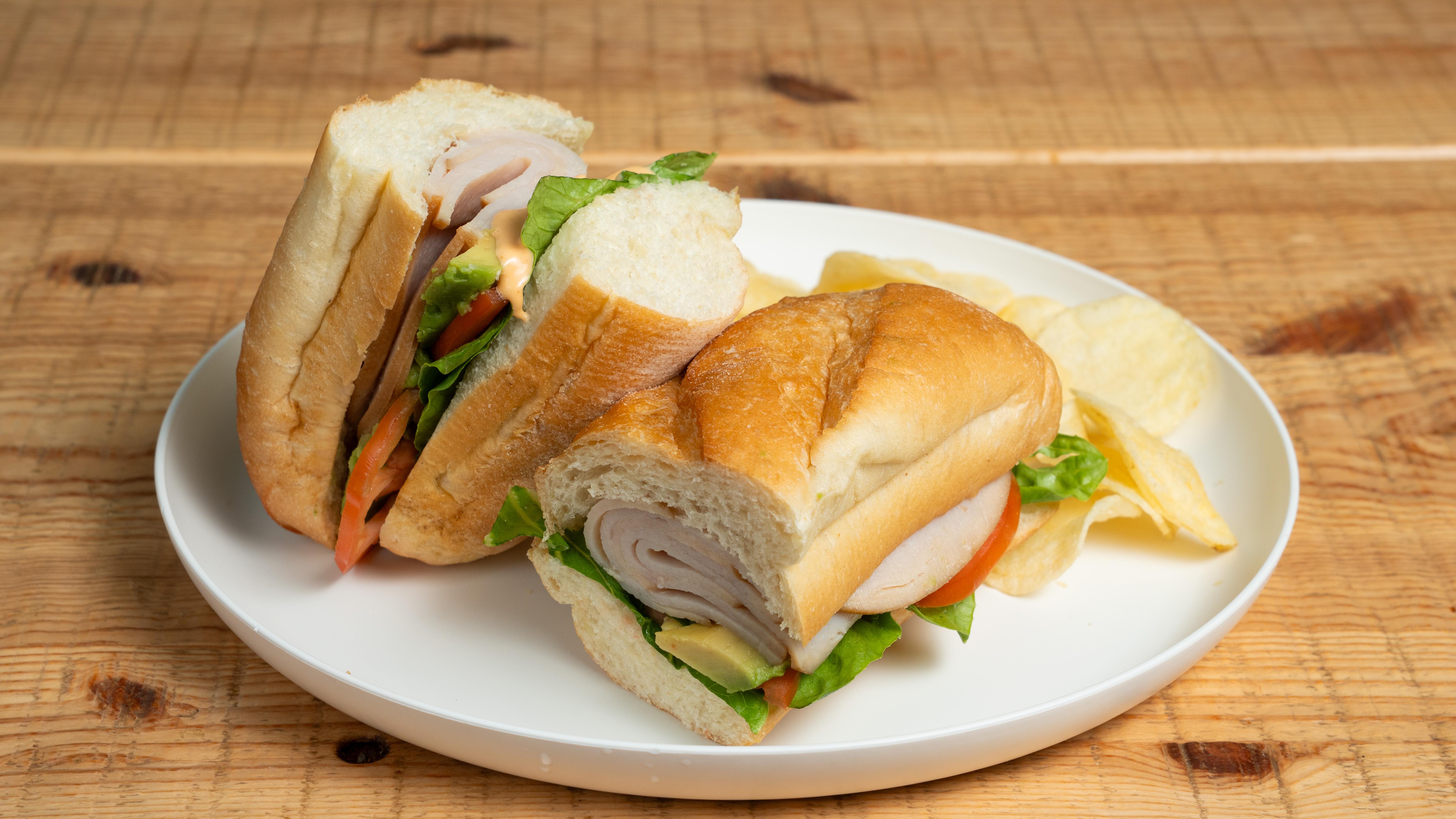 Spicy Turkey Avocado Sub.