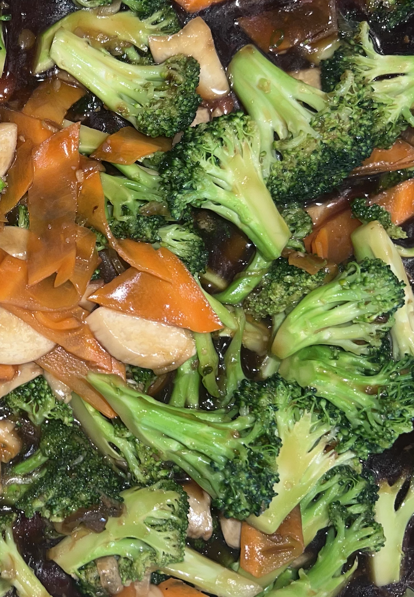 Stir-Fried Broccoli.