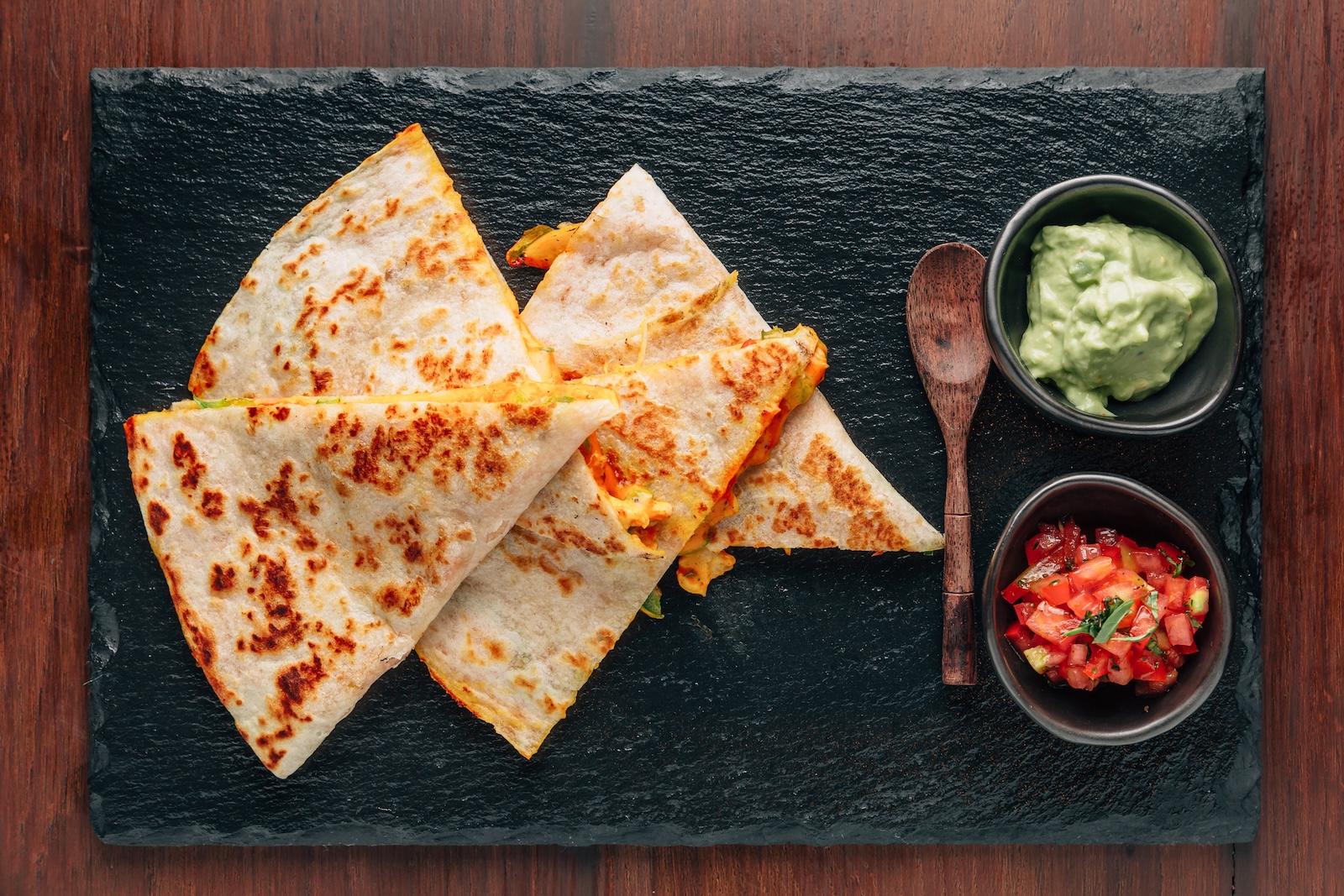 App Ground Beef Quesadilla.