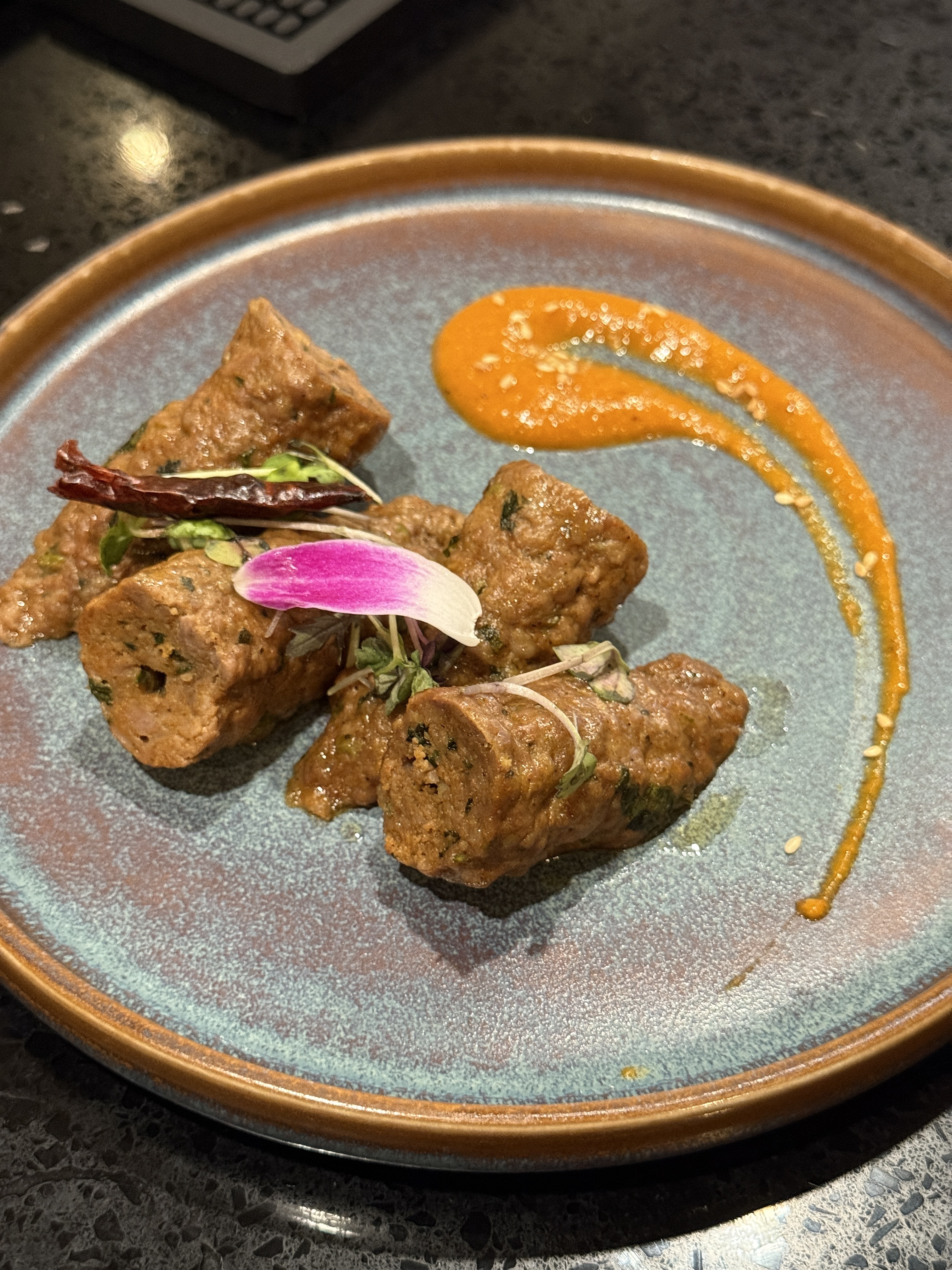 Flame Seekh Kabob.