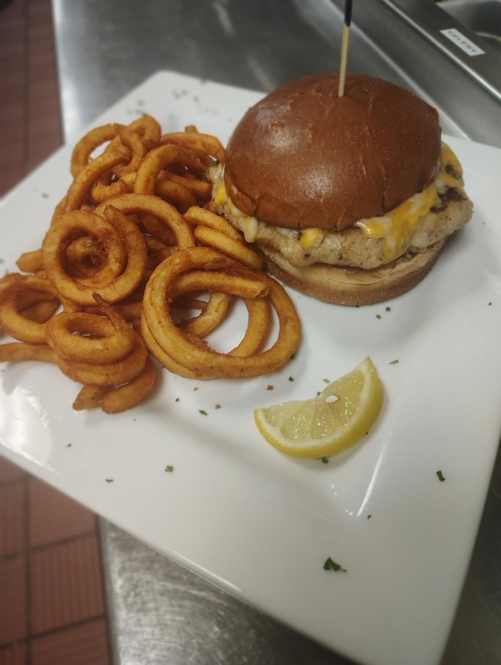 Chicken Schnitzel Sandwich.