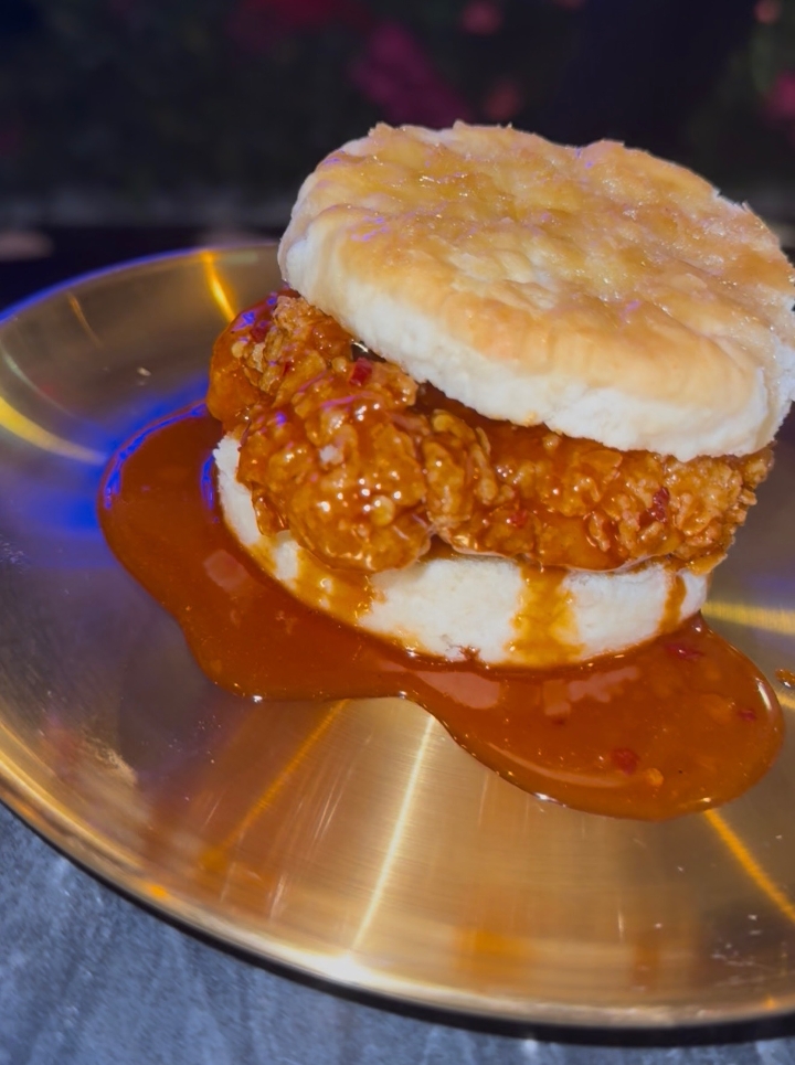 BUTTERMILK CHICKEN BISCUIT.