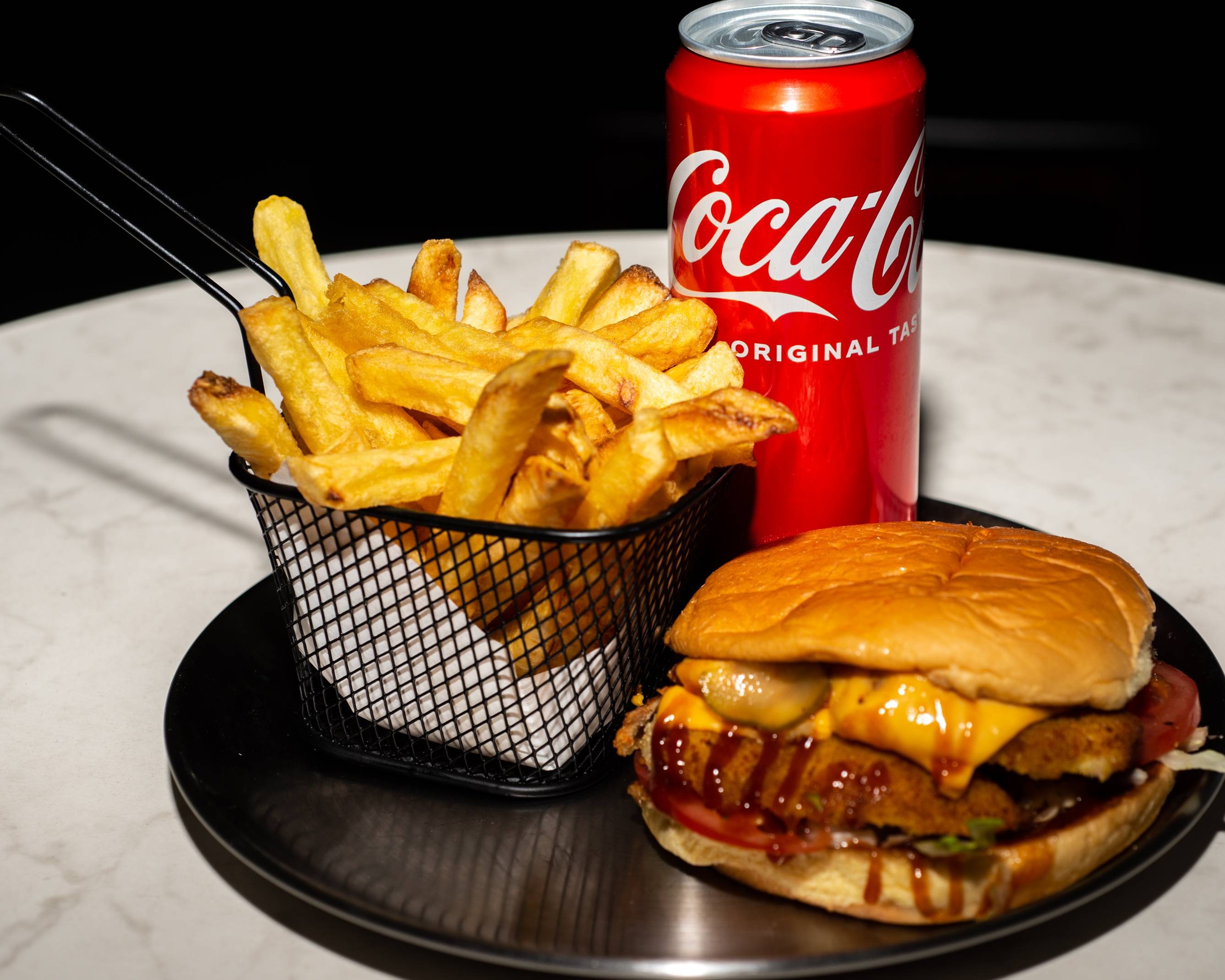 Menu fried chicken burger🐔🍔