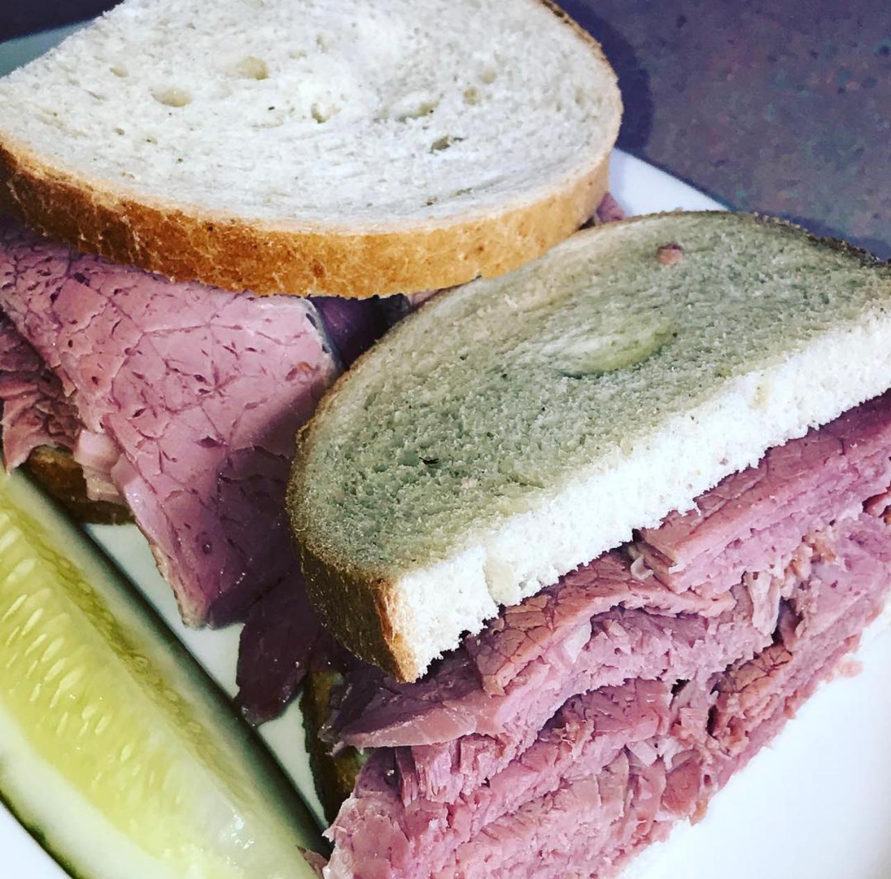 Corned Beef Reuben Deluxe.