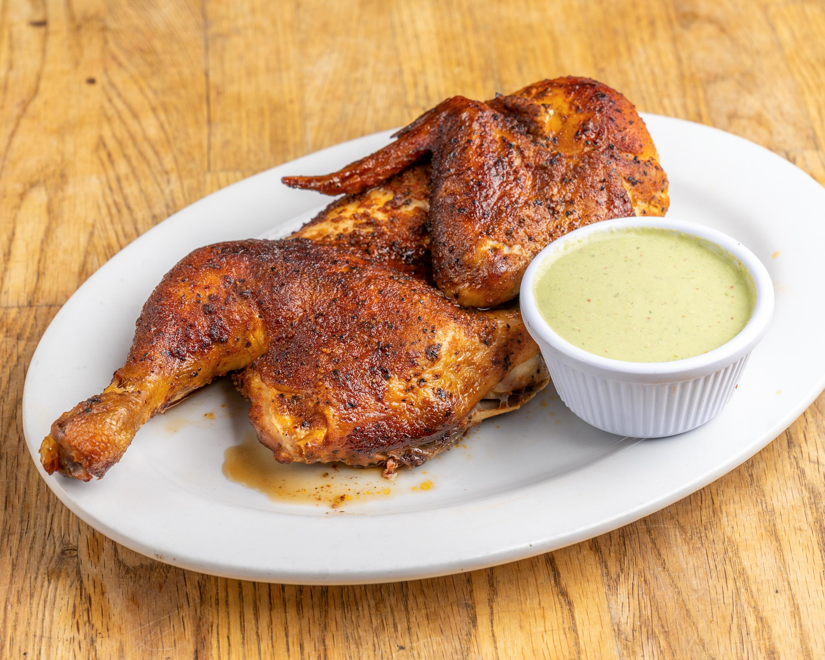 Smoked Half Chicken..