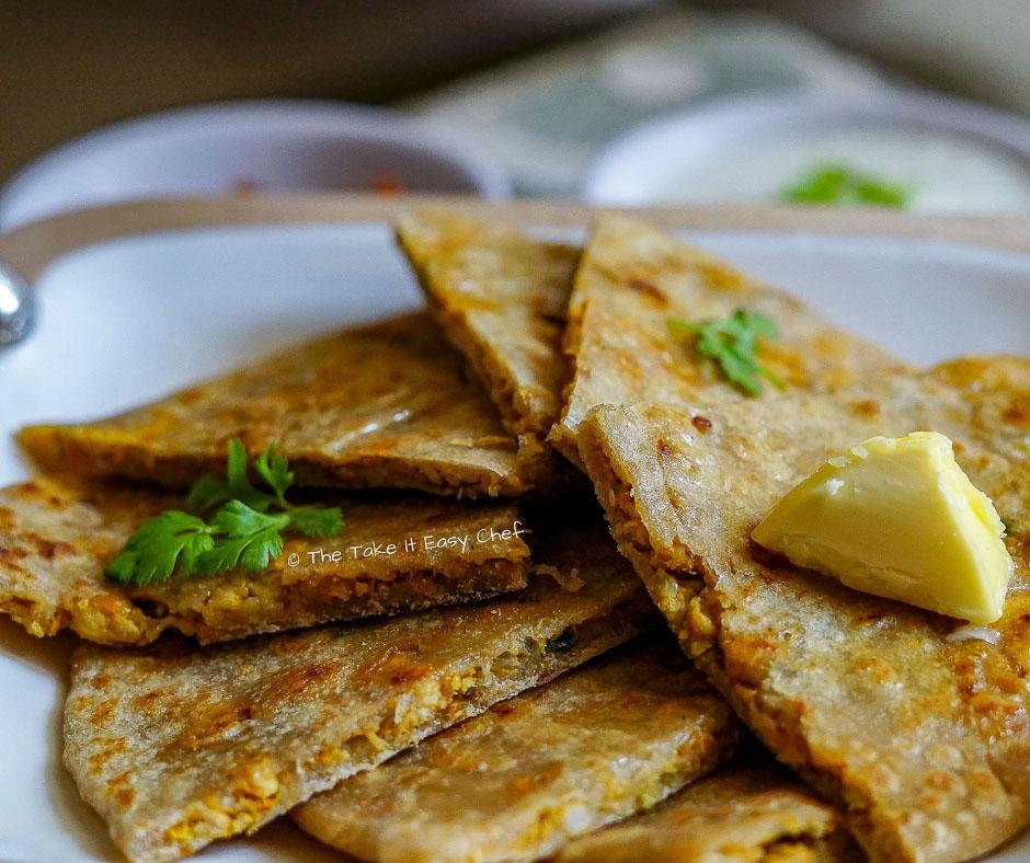 Beef Keema Paratha.