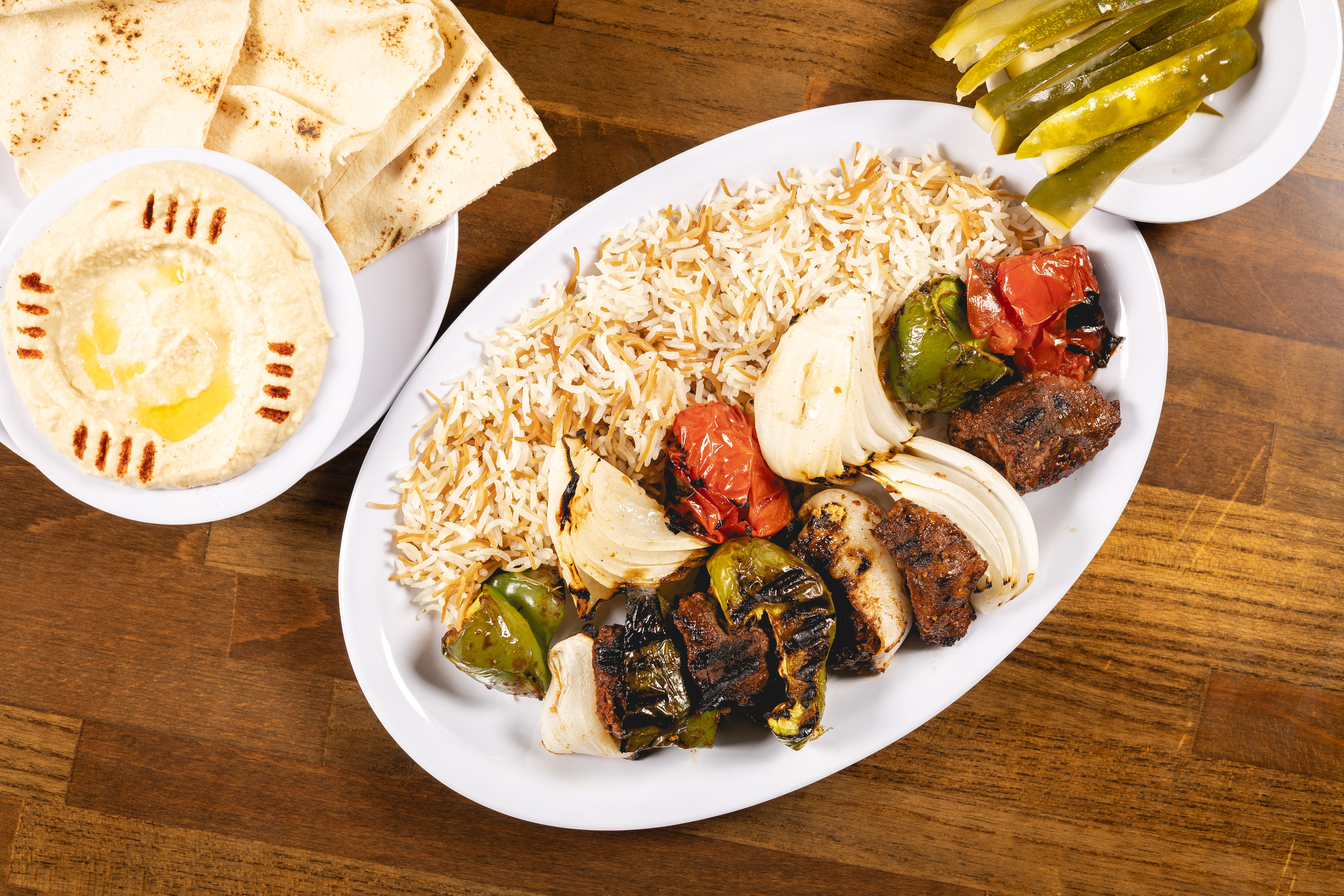 Shish Kabob Platter.