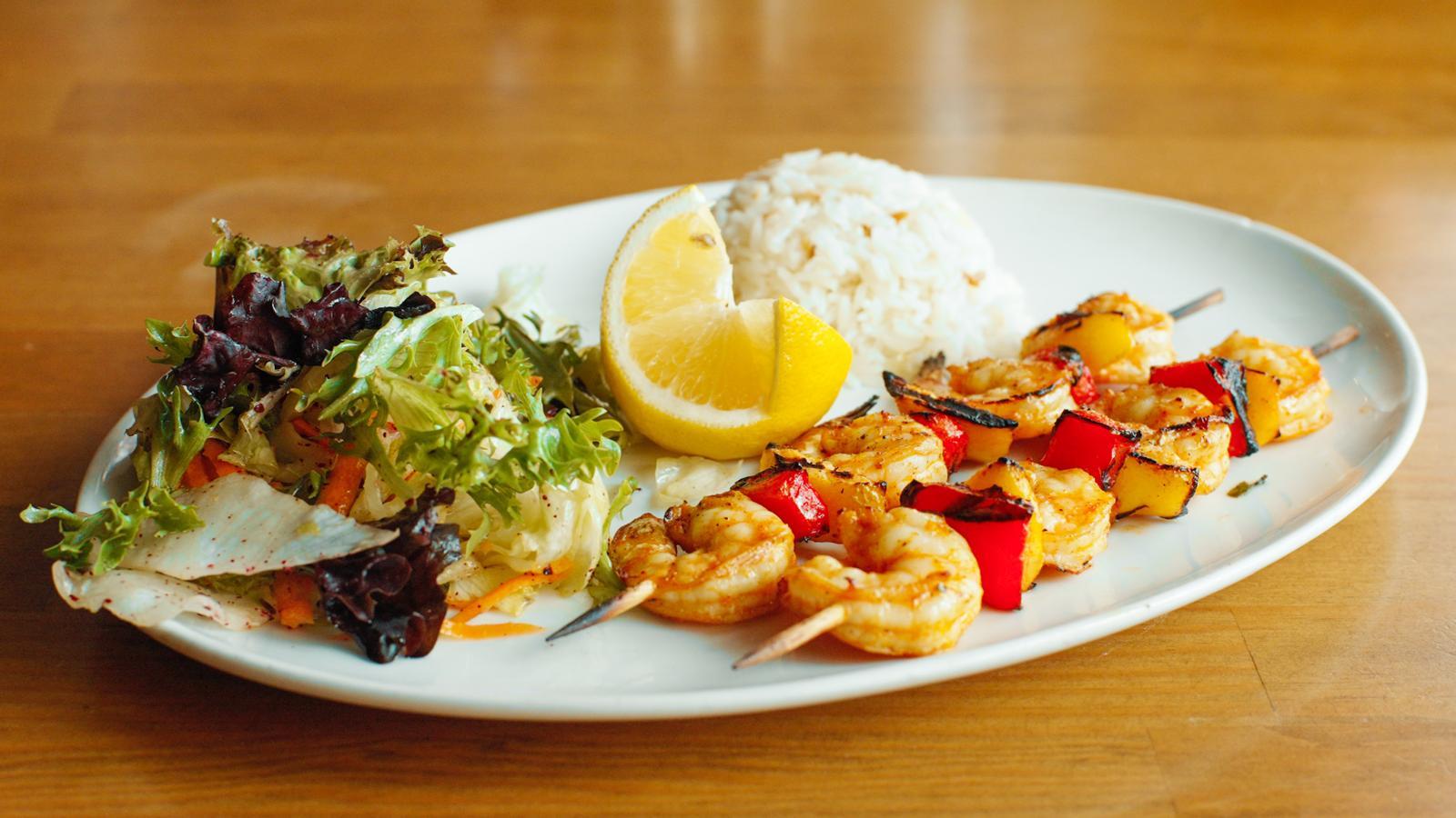 Grilled Shrimp.