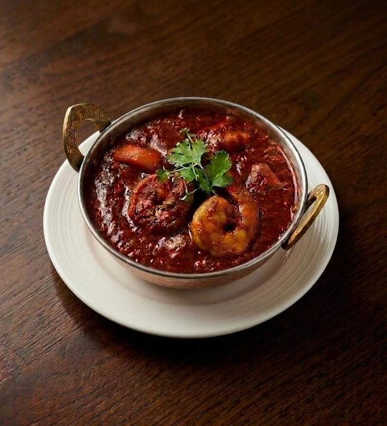 Shrimp Vindaloo.