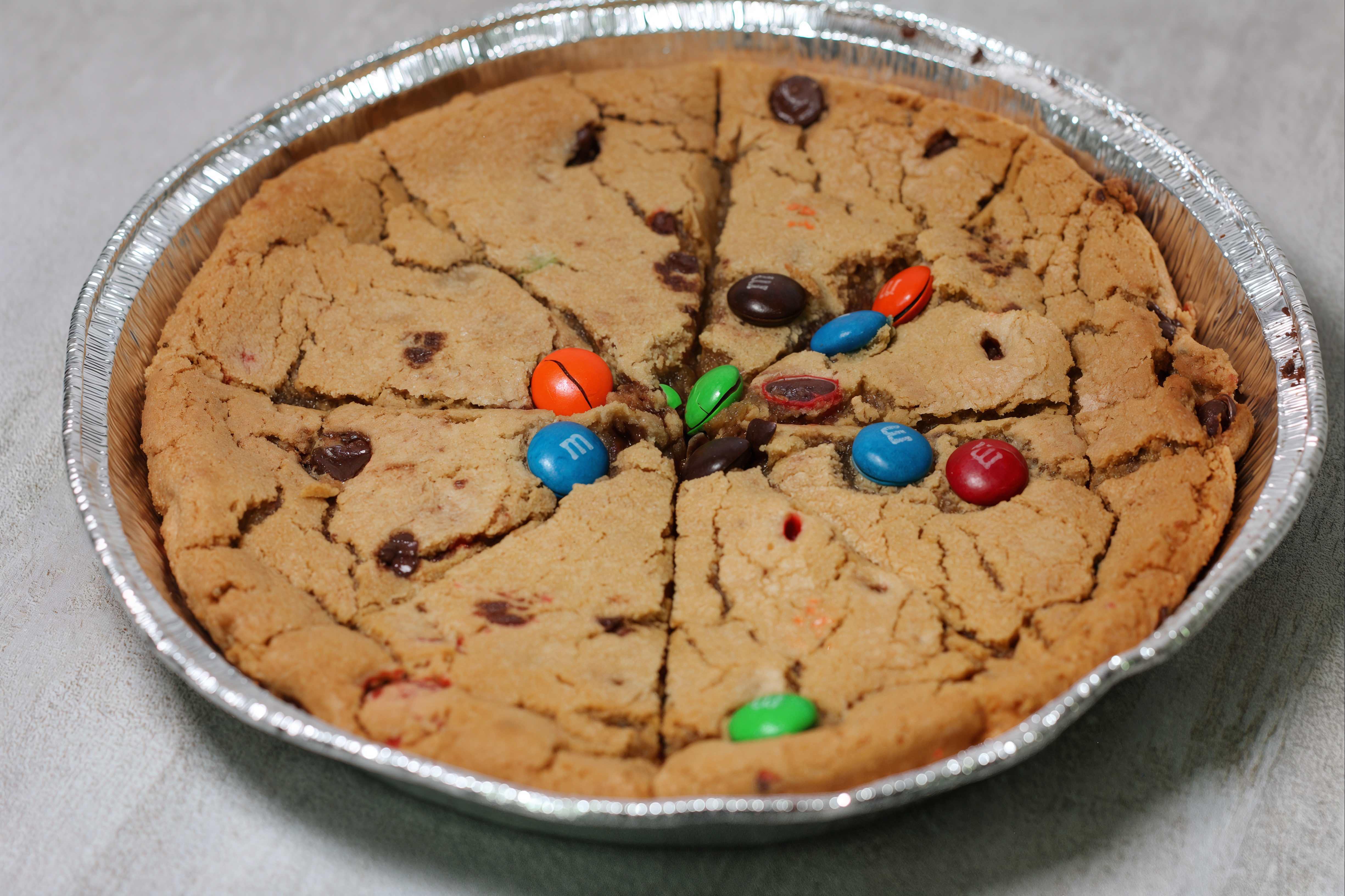 7" M&M Cookie.