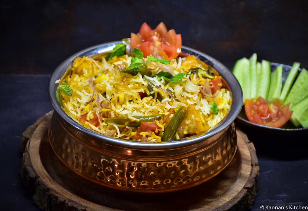 Hyderabad Veg Dum Biriyani(Fri,Sat,Sun Only) (V).