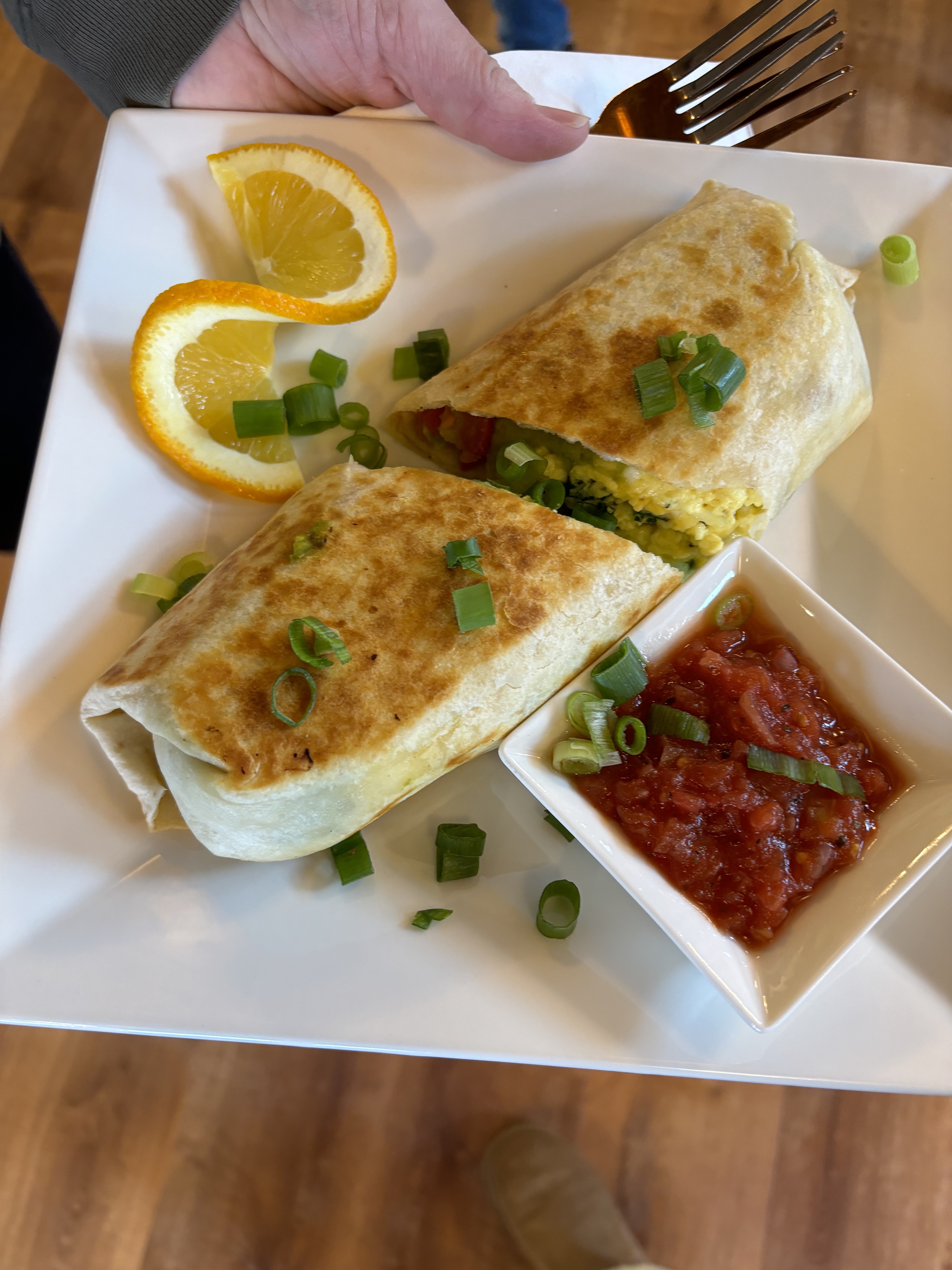 Classic Burrito/Scram-bowl.