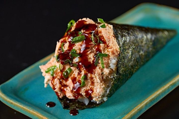 Temaki Grilled Salmon.