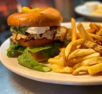 Chicken Florentine Sandwich.