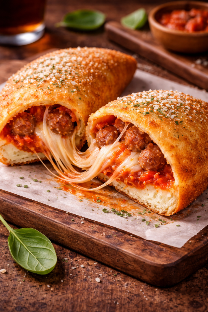 Sausage & Mozzarella Panzo.