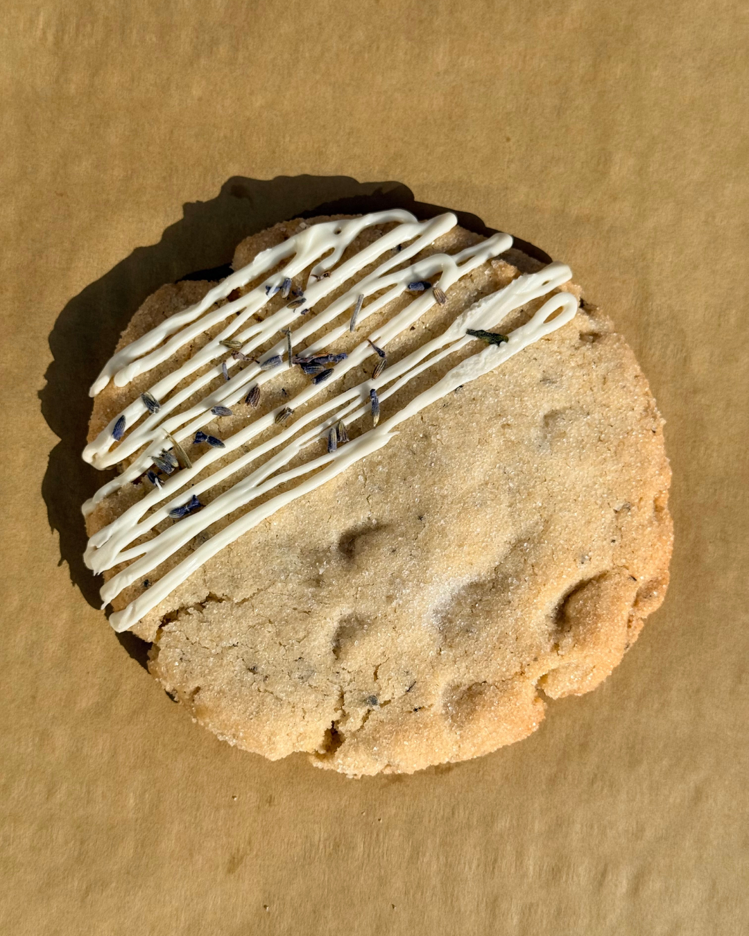 Gluten Free Lavender Earl Grey Cookie.