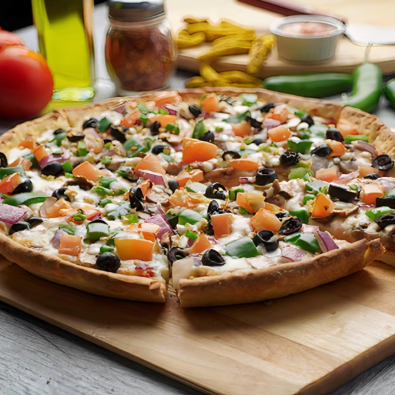 Detroit Bombay BBQ Paneer Pizzatwist.