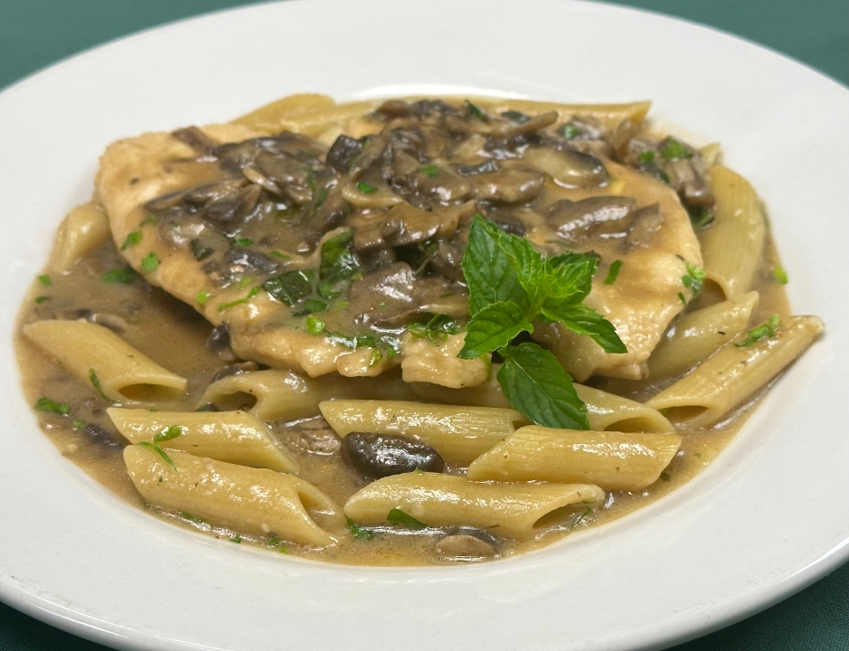 D-Chicken Marsala.