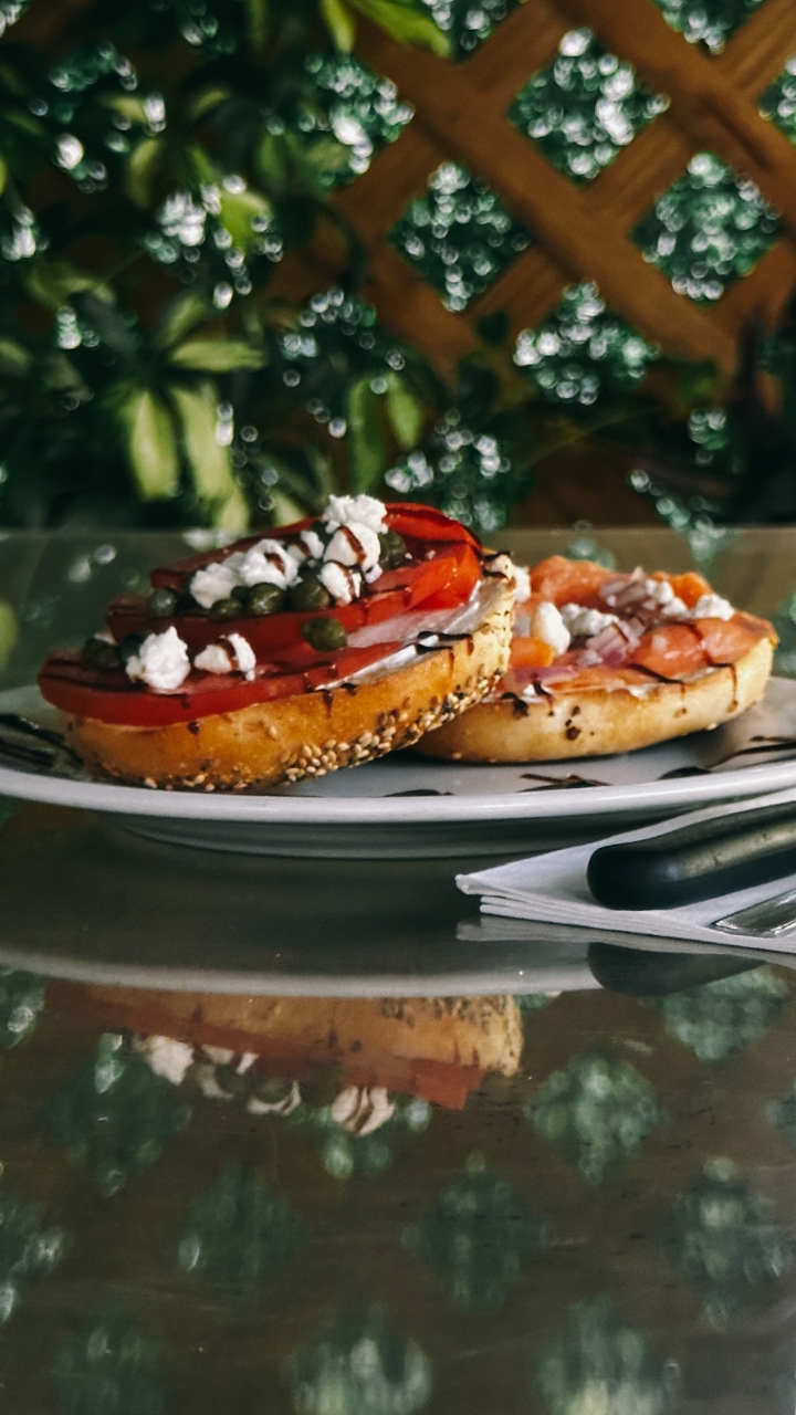 Bagel Lox Sandwich.