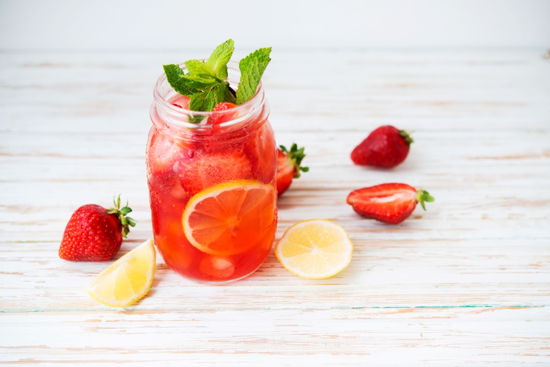 STRAWBERRY LEMONADE.