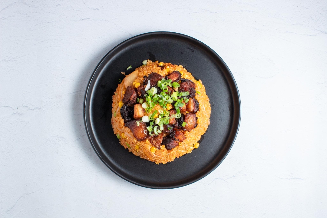 Burnt Ends Kimchi Fried Rice.