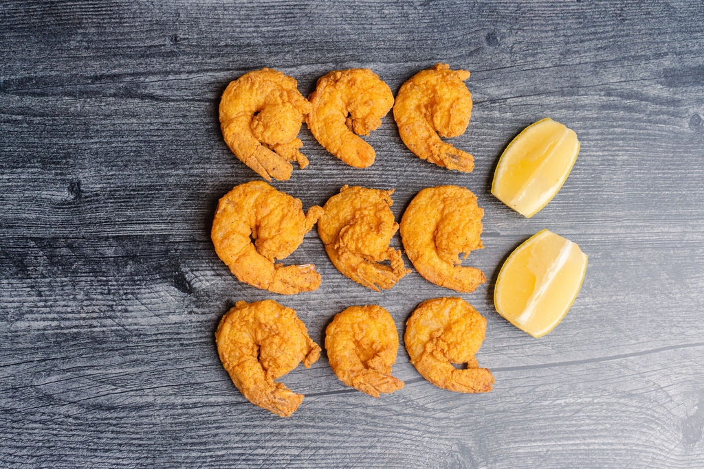 9pc Shrimp & 2 Cornbread.