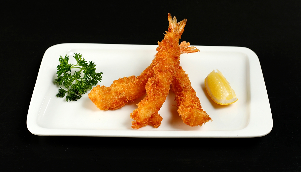 Side Ebi Fry (Prawns 3 pcs).