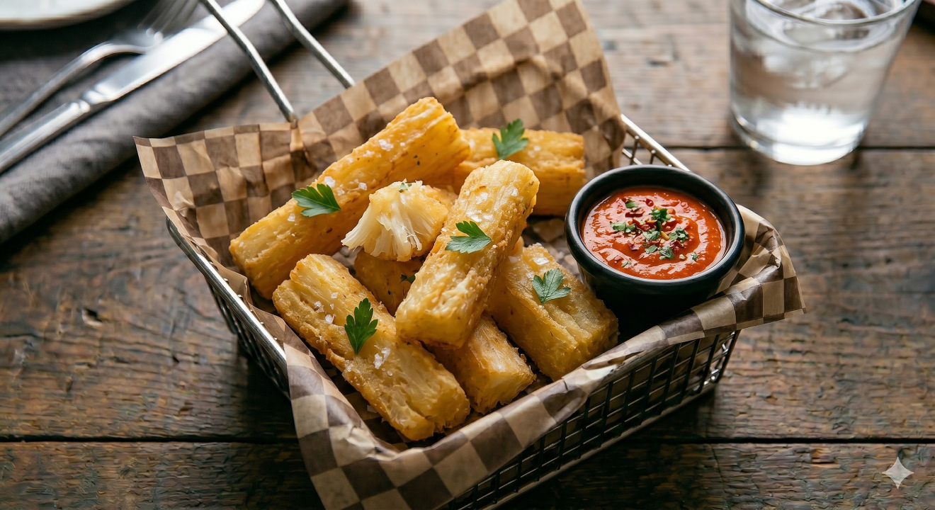 Yucca fries.